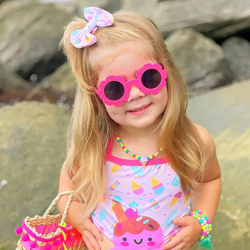 Colorful Children’s Classic Sunflower Sunglasses Cute UV Protection