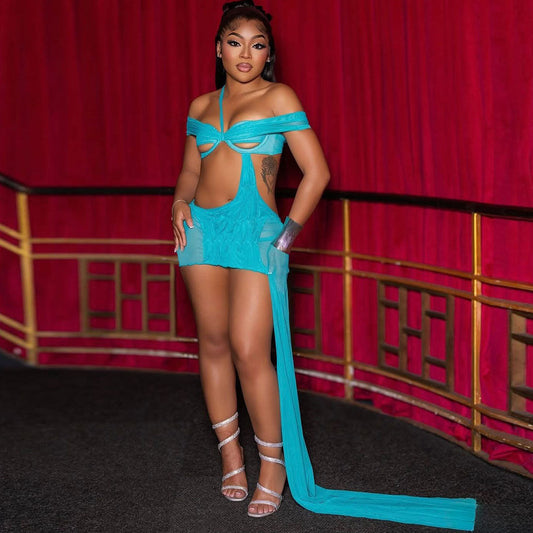 Sexy Backless Bodycon Mini Dress