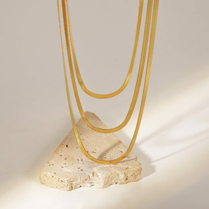 Triangle Layered Vintage Simple Necklace