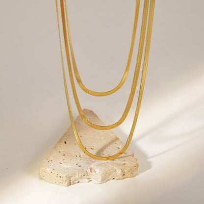 Triangle Layered Vintage Simple Necklace