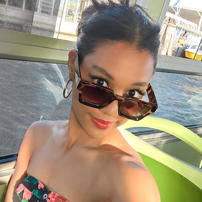 Trendy Square Multi-Color UV400 Sunglasses