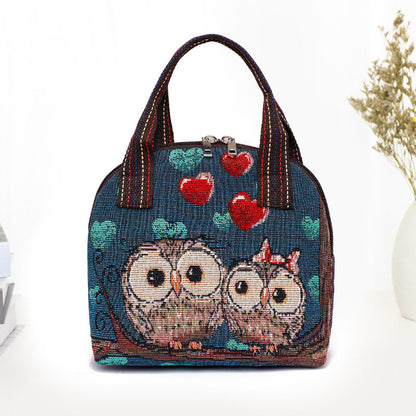 Handbag Bag Women'S New Bag Children'S Bag Woven Ethnic Style Small Cloth Bag