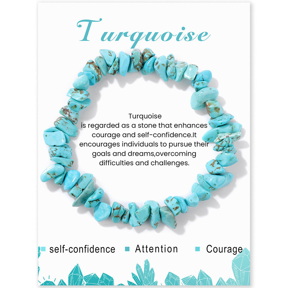 Vintage Irregular Stone Beaded Bracelet