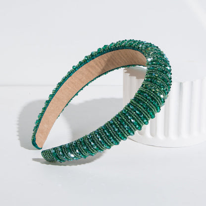 Handcrafted Beaded Headband Stylish Daily Hair Accessory