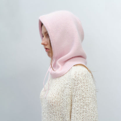 Solid Color Simple Sweet Plushed Hat Scarve