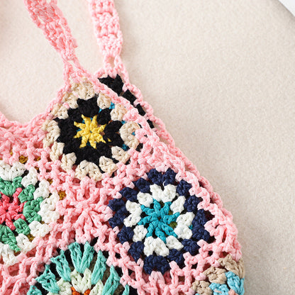 Bohemian Handmade Crochet Bag - Exquisite Handcrafted Handbag