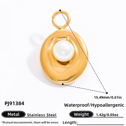 18k Gold Plated Stainless Steel DIY Jewelry Accessories Trendy Bracelet Necklace Charms