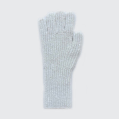 Solid Color Wool Blended Touchscreen Gloves for Women