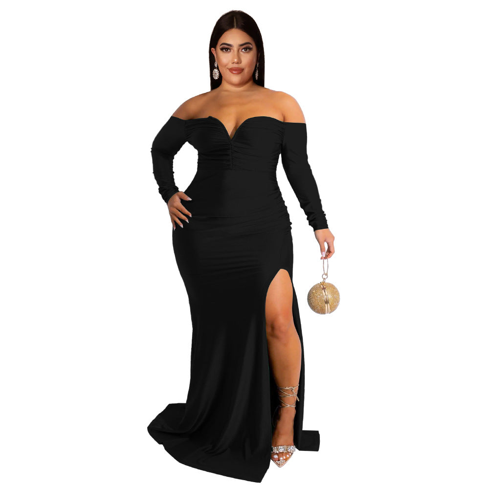 Sexy V-Neck Maxi Dress For Night Out