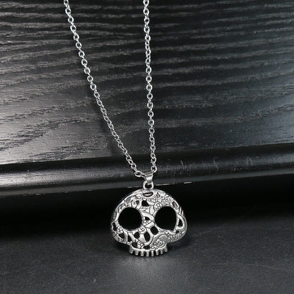 Halloween Ghost Skull Bat Pumpkin Pendant Necklace
