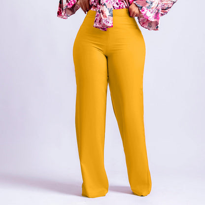 Elegant Wide-Leg Trousers For Women Comfortable All-Season Pants