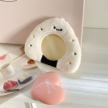 Anime Plush Card Holder Keychain Cute Mini Bag