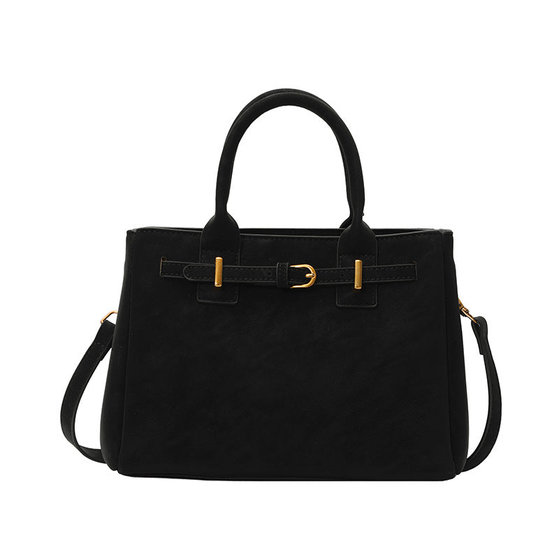 Trendy Tote Bag with Belt Detail Designed for Commuting