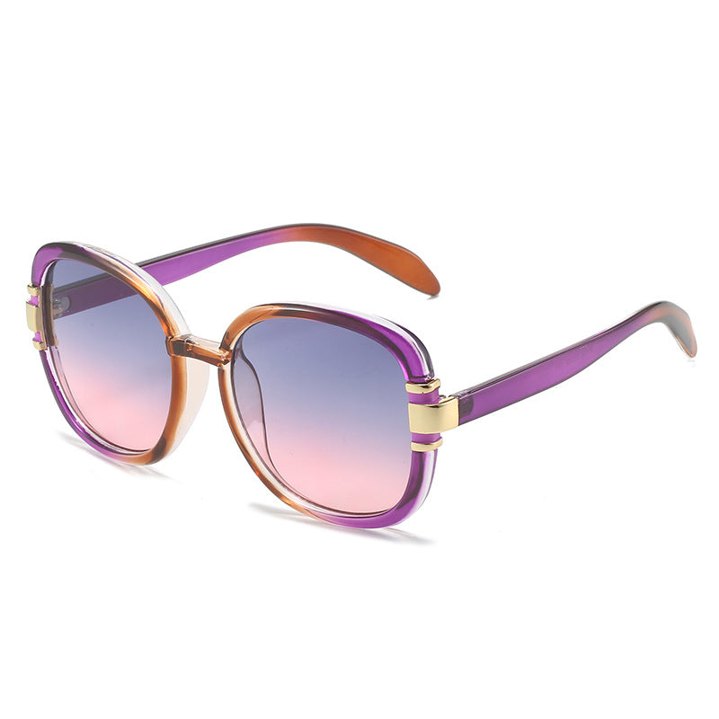 Trendy Oval Sunglasses Fashionable Street Style Sunglasses