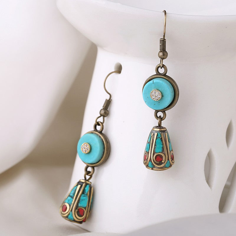 Original Design Unique Minority Retro Style Earrings Female Non Pierced Temperament Earrings Design Sense Earrings