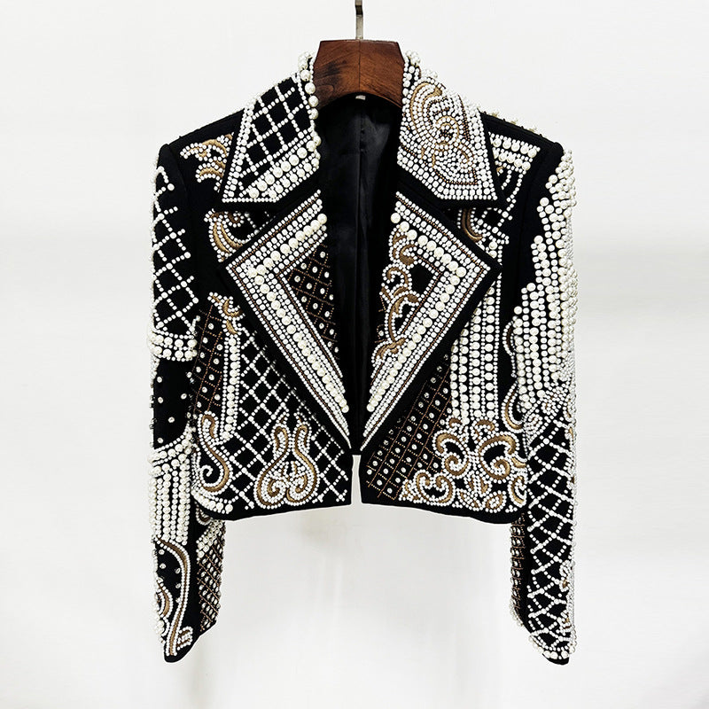 Stylish Embroidered Short Jacket