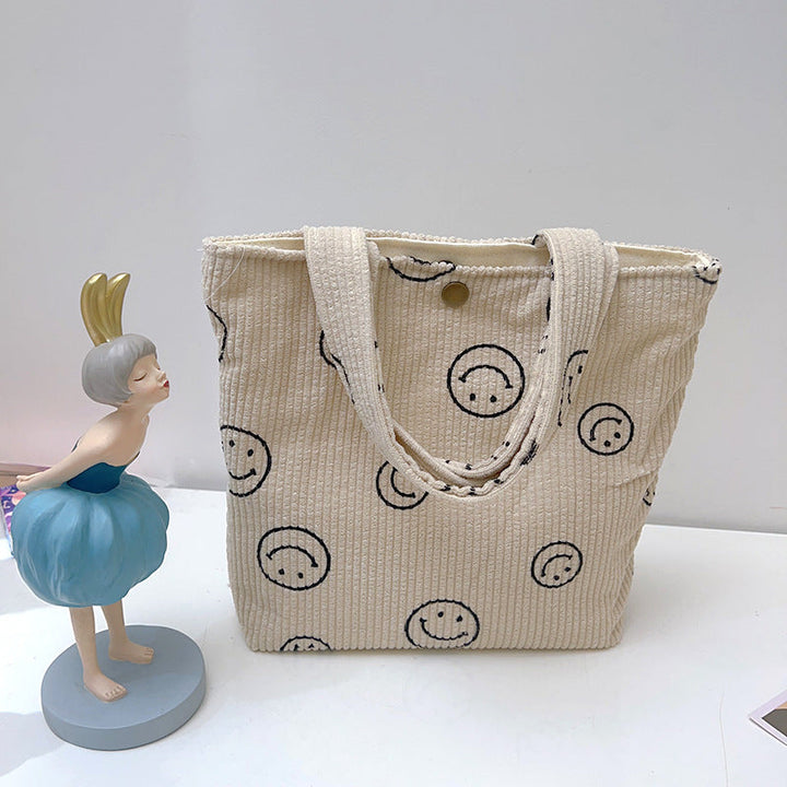 Cream Tote Bag