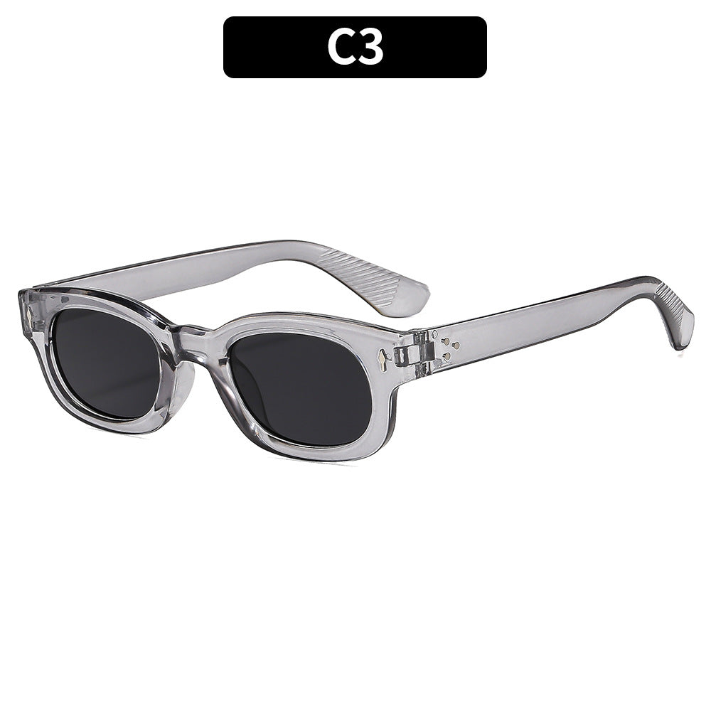 Retro Square Sunglasses Stylish Outdoor UV400 Eyewear