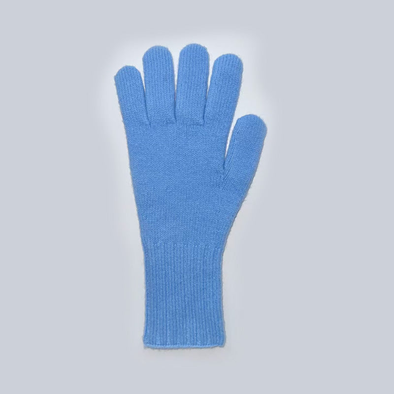 100% Pure Wool Touchscreen Fingerless Gloves for Women