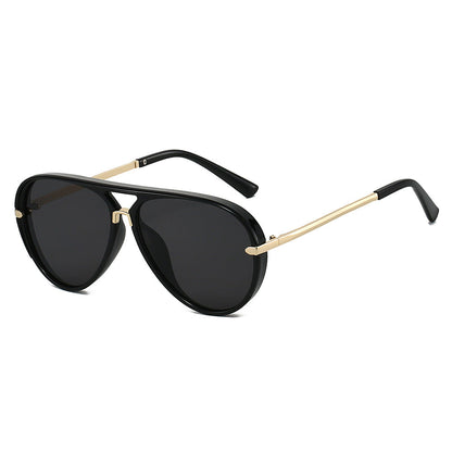 Trendy Oversized Sunglasses Retro Frog Eyewear