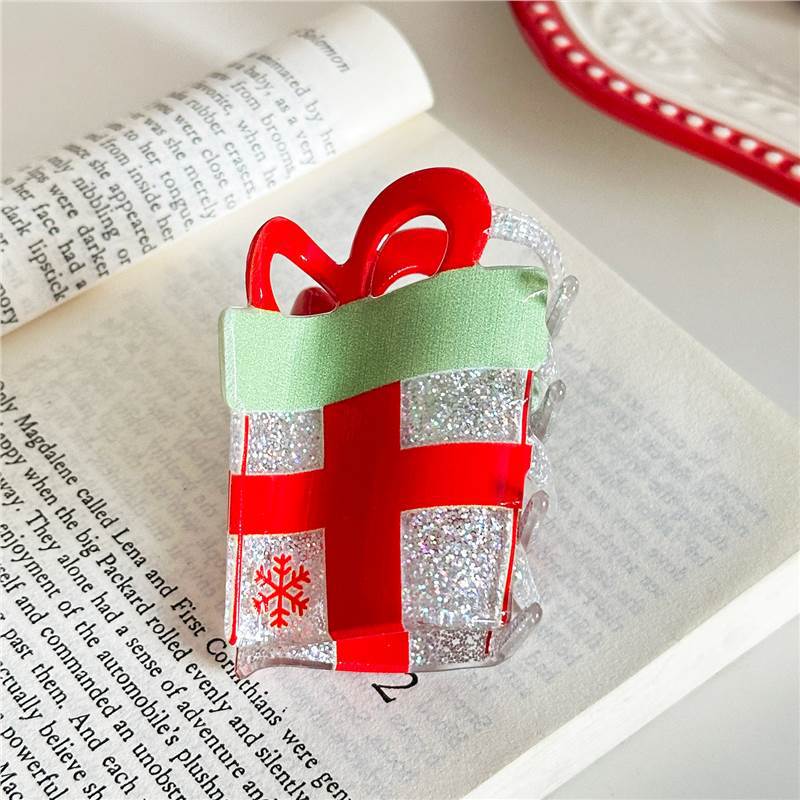 Cute Christmas Tree Geometric Hair Claw