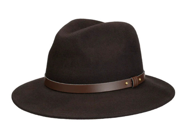 Classic Wool Fedora Hat Stylish Autumn/Winter Hat