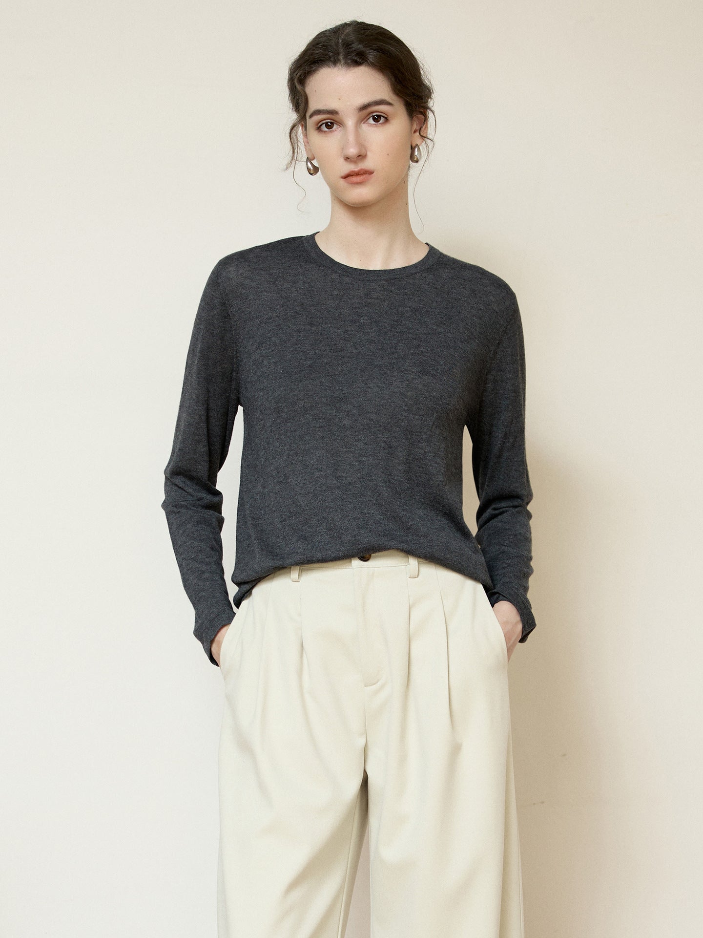 High-Quality Cashmere Blend Sweater for Women