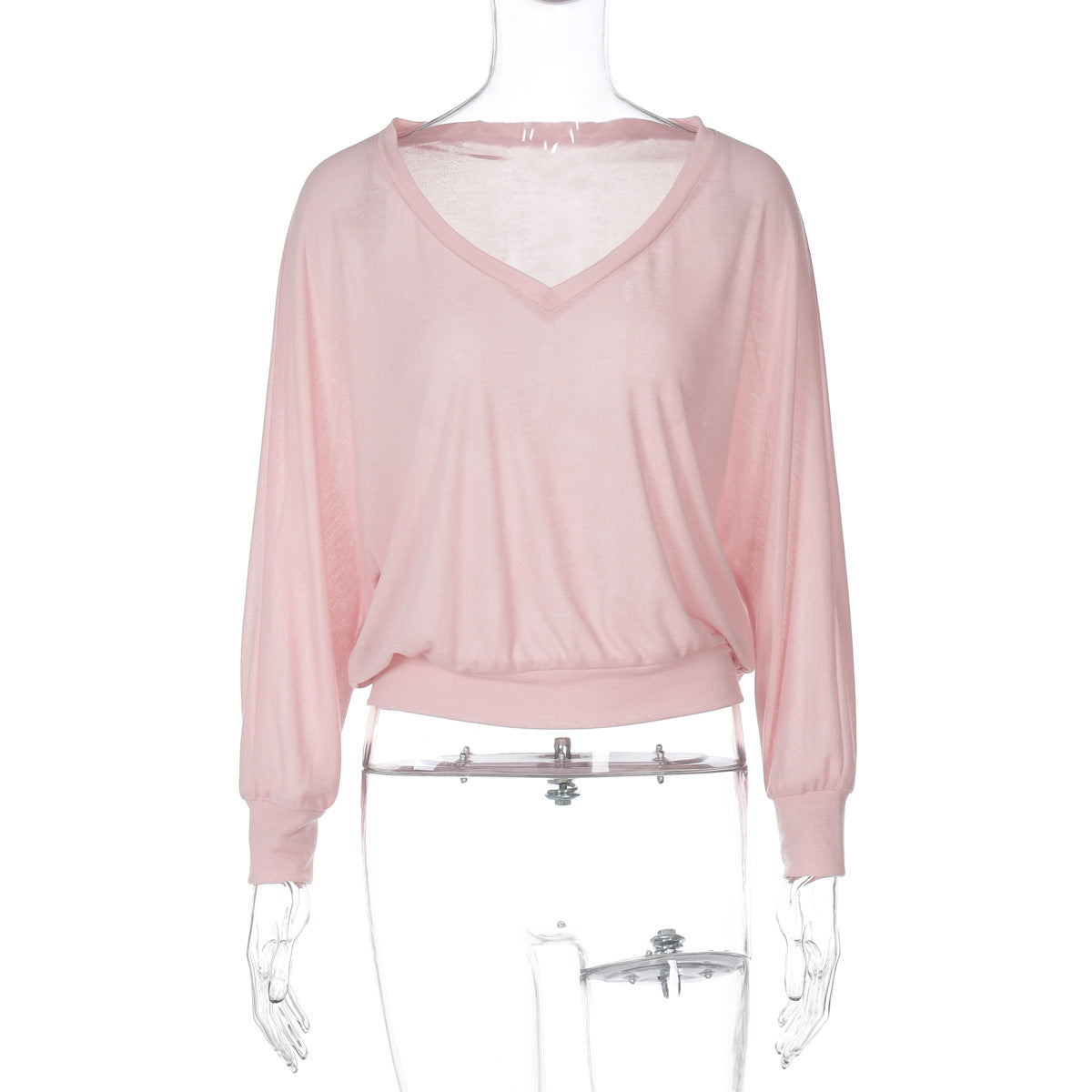 Sheer Long Sleeve Top for Women with Waist Tie