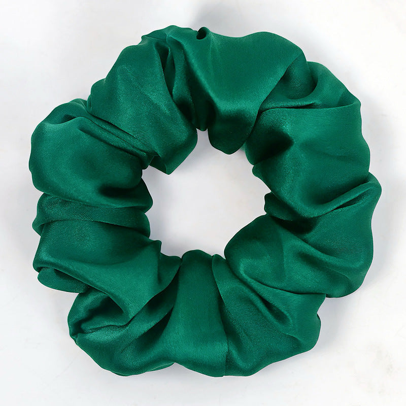 Soft Solid Color Satin Scrunchies Hair Tie