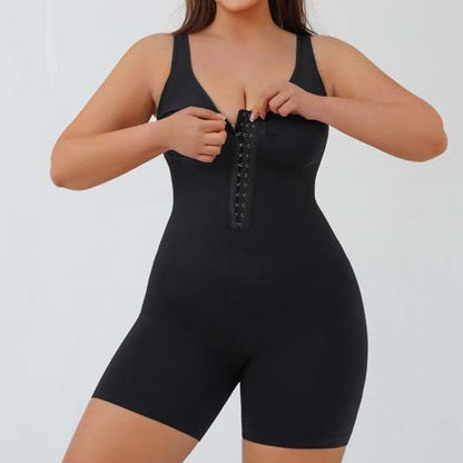 Plus Size Body Shaping Bodysuit With Wide Straps