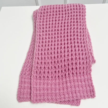 Solid Color Long Shawl Knit Soft Scarf