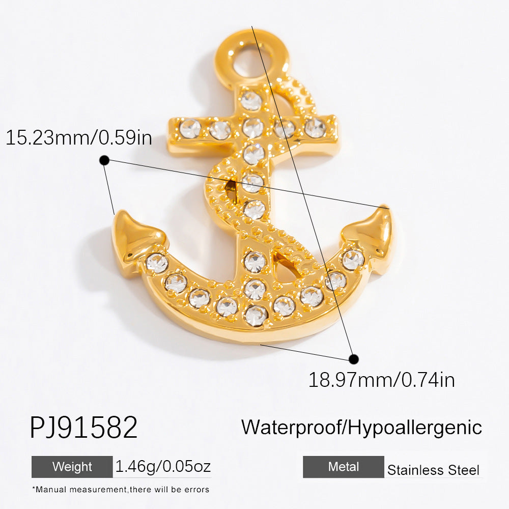 Butterfly And Bee DIY Jewelry Accessories Fashion Stainless Steel Bracelet Necklace