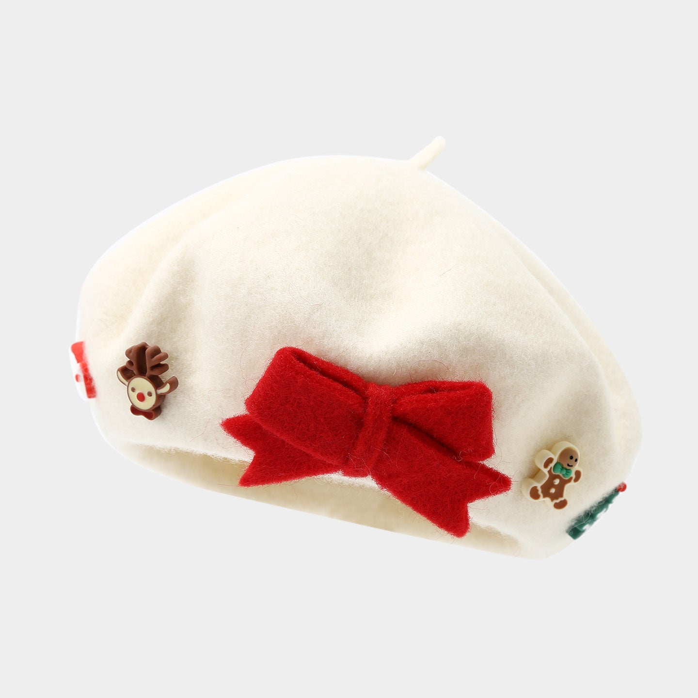 Winter Elegant Wool Blend Christmas Beanie Hat