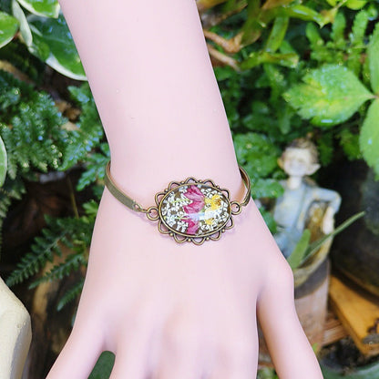 Flower-Inspired Handmade Vintage Floral Jewelry Set