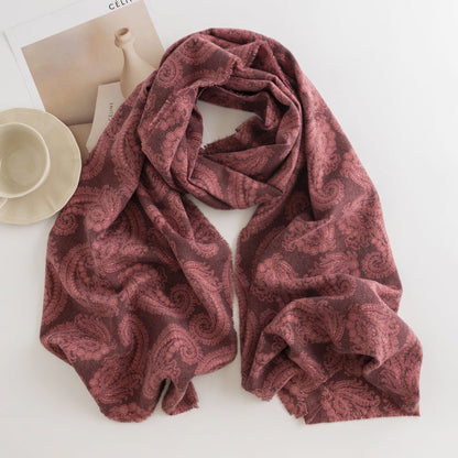 Scarvii-Retro Paisley Scarf