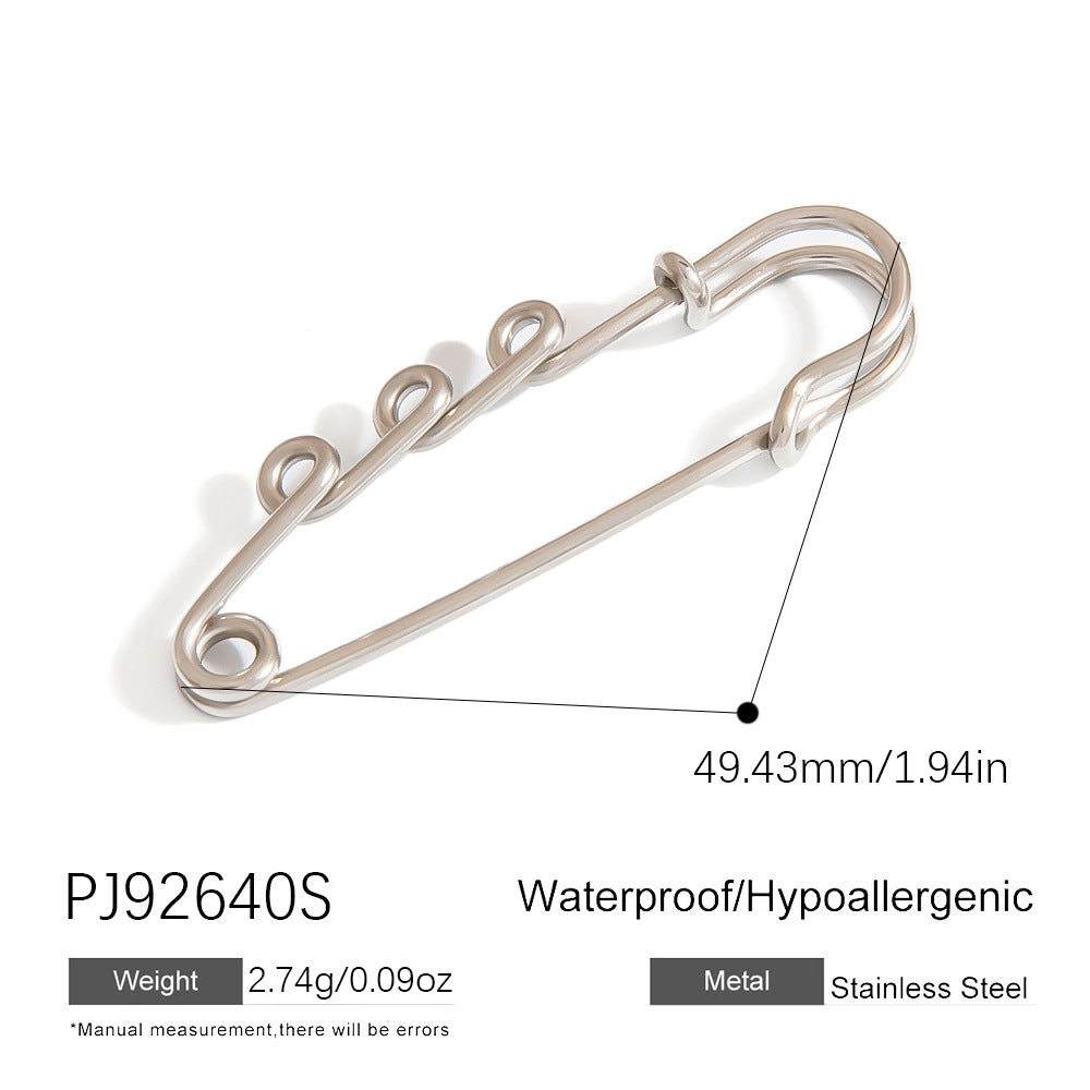 Colorful Oil-Drop Fish Heart Pendant Steel DIY Jewelry Accessories