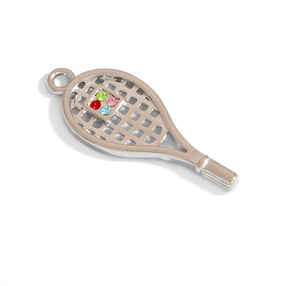 Stainless Steel DIY Sports Jewelry Accessories Keychain Pendant