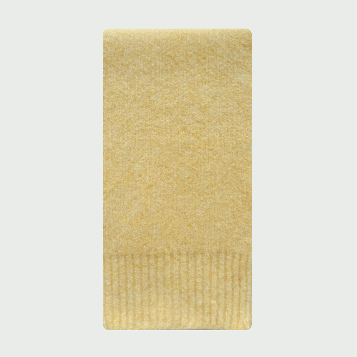 Solid Color Wool Knit Scarf for Women