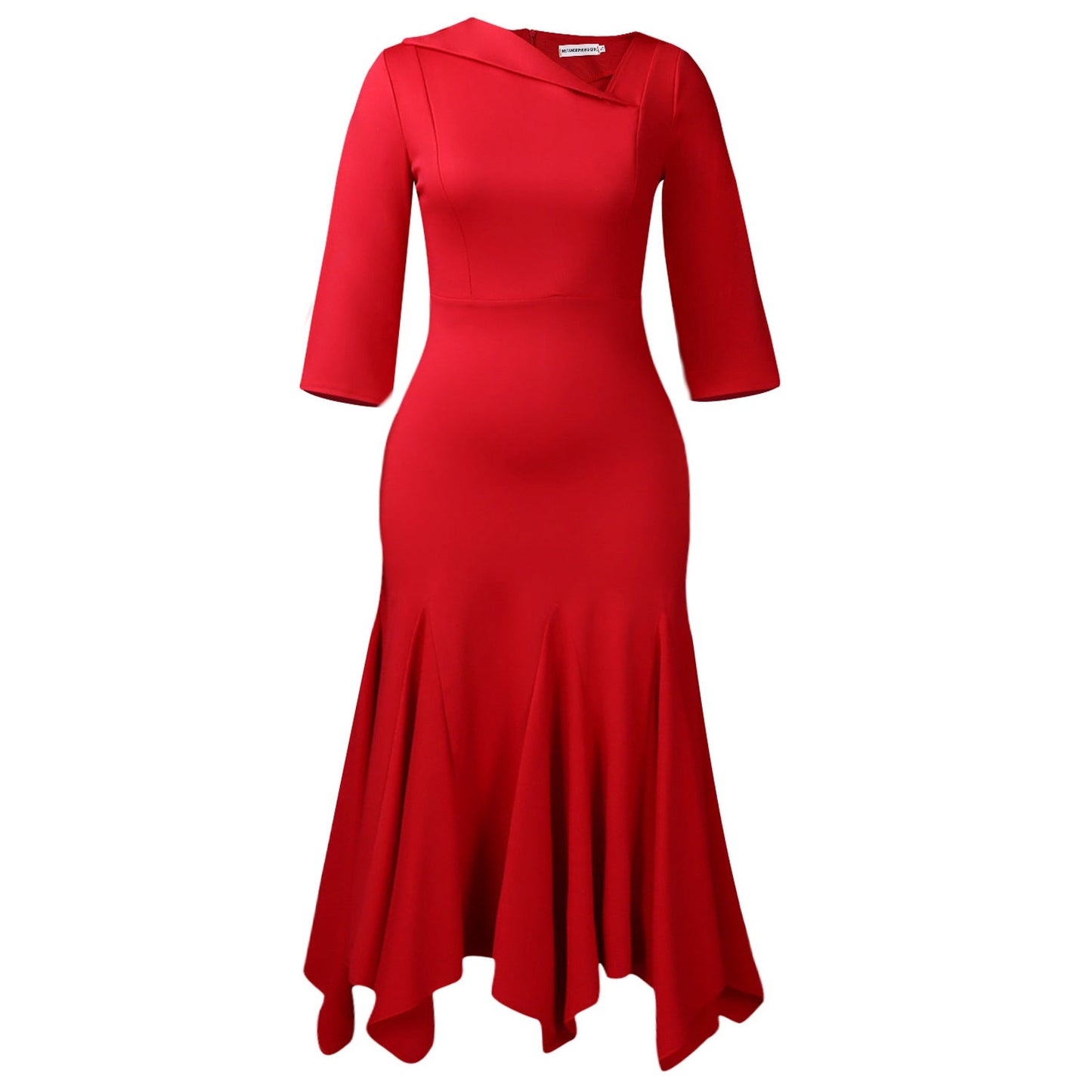 Elegant Off-Shoulder Bodycon Dress In Solid Colors