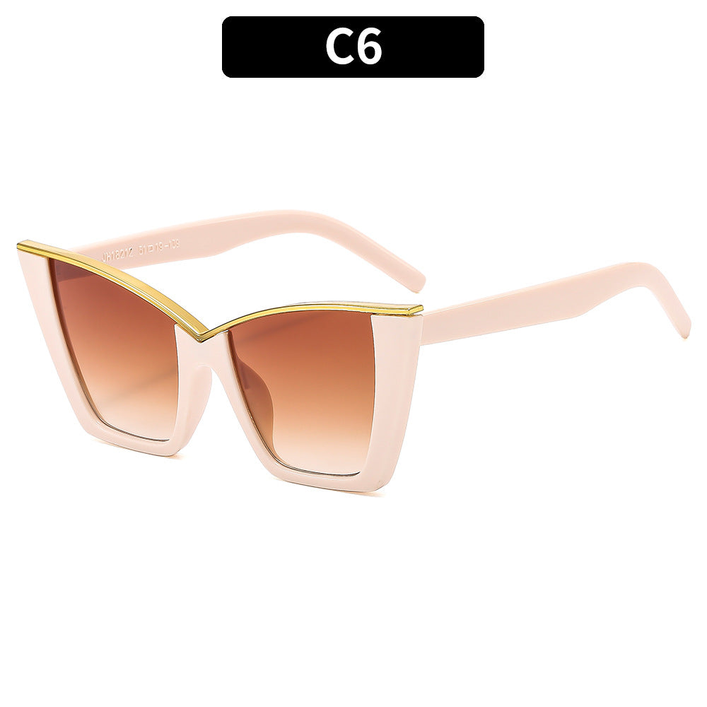 Trendy Cat Eye Sunglasses Stylish UV400 Protection