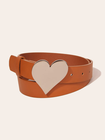 Love Shaped Punk Street Leather Belt