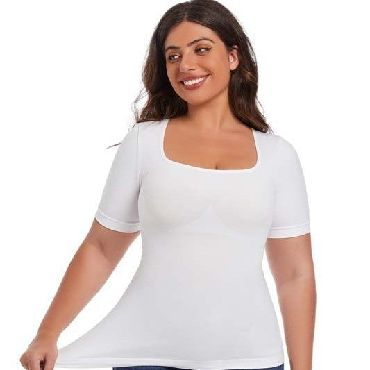 Seamless Knitted Shaper Tank Top With Adjustable Straps
