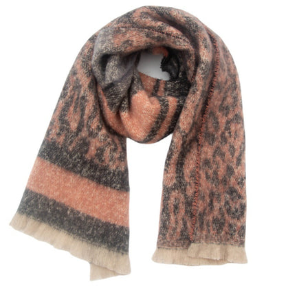 Vintage Leopard Print Scarves