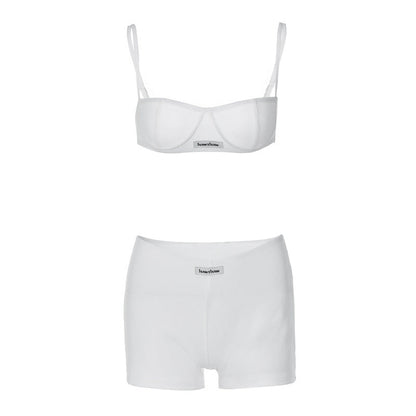 Trendy Casual Tank Top and Shorts Set