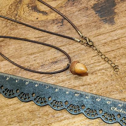 Creative Acorn Pendant Necklace Retro Style Accessories