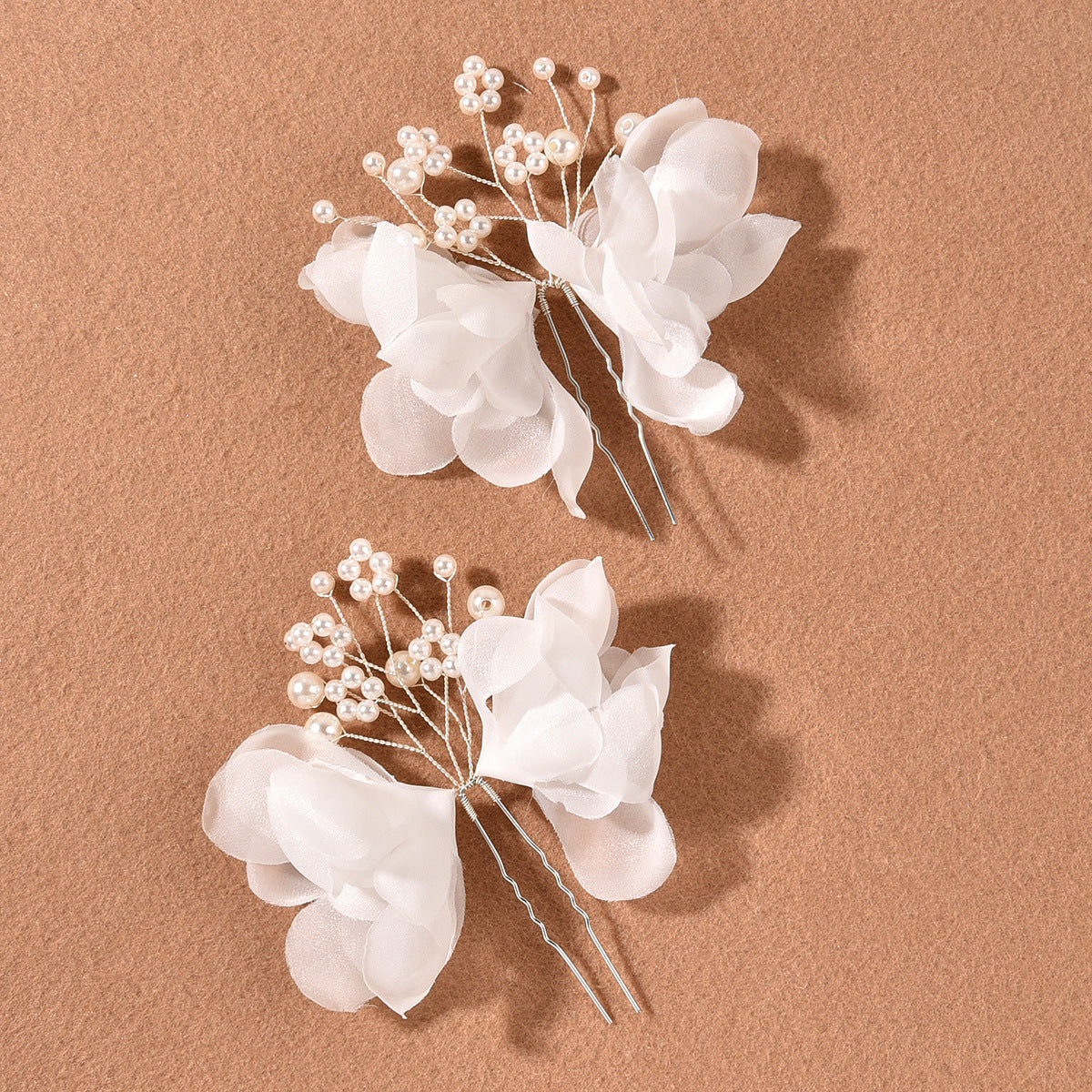 Elegant Pearl U-Shaped Hairpin Bridal Hair Accessories