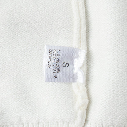 Casual Solid Color Knit Sweater