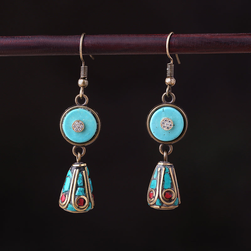 Original Design Unique Minority Retro Style Earrings Female Non Pierced Temperament Earrings Design Sense Earrings
