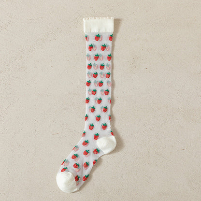Rufia - Adorable Patterned Summer Stockings