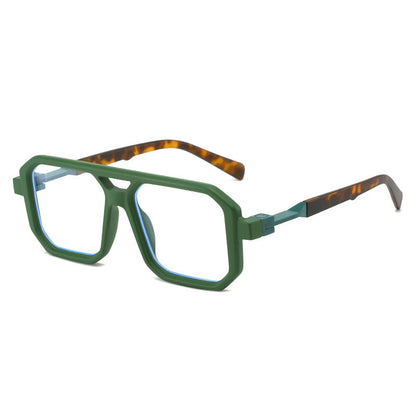 Square Sunglasses Retro Stylish Pilot Shades UV400 Protection